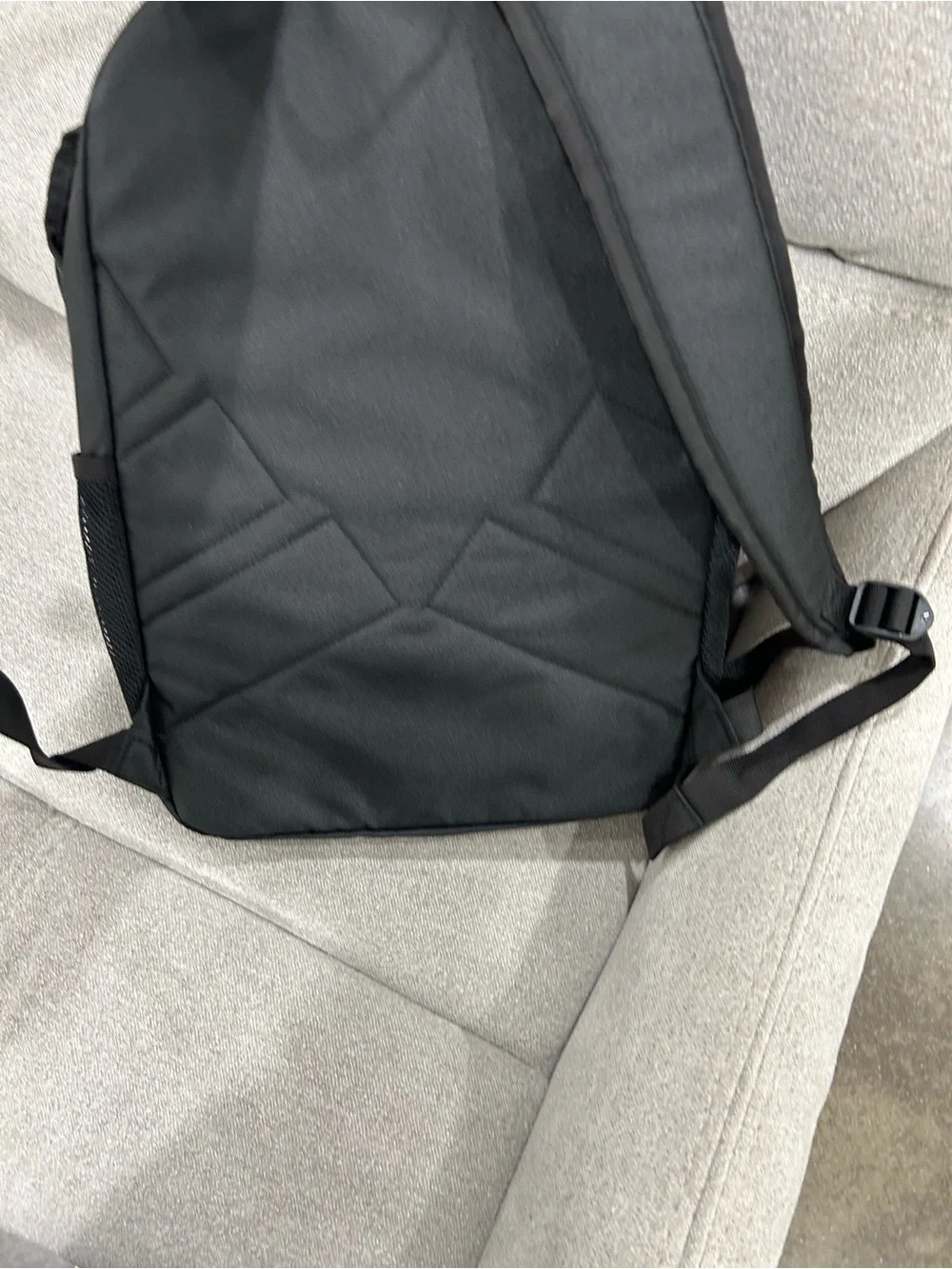 adidas classic school Black Backpack with Gold Logo new with tag